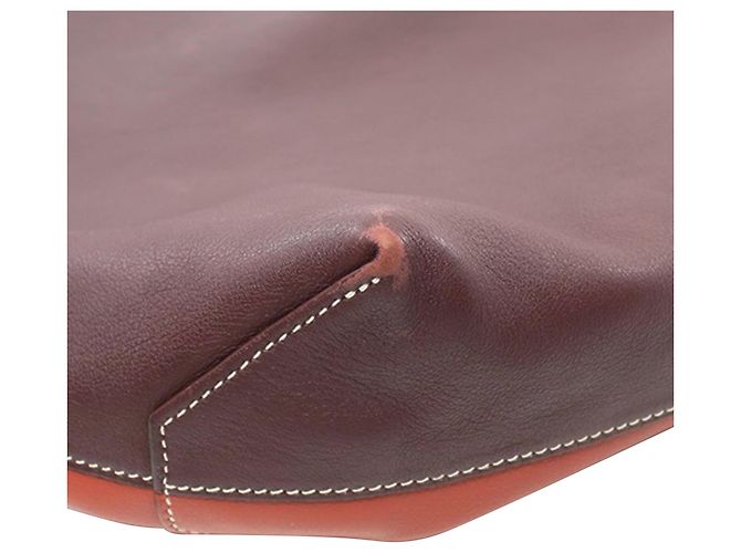 Double sens Hermès Borse HERMES T. Pelle Rosso - vista 8