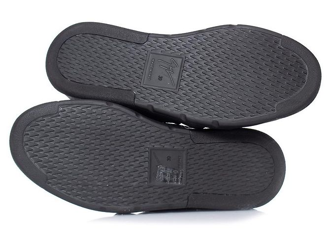 Sneakers neri TALON di Giuseppe Zanotti con strass Nero - vista 6