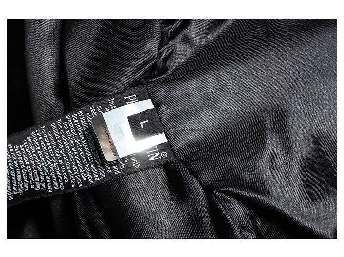Philipp Plein Ponyskin Reißverschlussjacke Schwarz - Ansicht 8