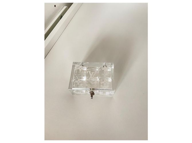 Louis Vuitton Gioco di 6 Dadi Trasparente Monogramma Bianco - vista 2