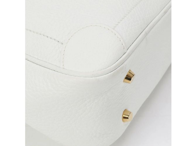 Hermès Hermes Omnibus PM Lederhandtasche Weiß - Ansicht 10