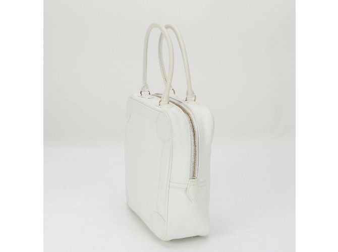 Hermès Hermes Omnibus PM Lederhandtasche Weiß - Ansicht 3