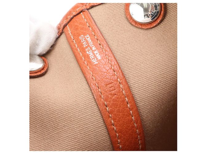 Hermès Borsa a spalla in pelle TPM 30 per uomini Hermes Garden Arancione - vista 13