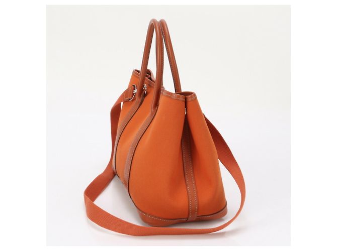 Hermès Borsa a spalla in pelle TPM 30 per uomini Hermes Garden Arancione - vista 5