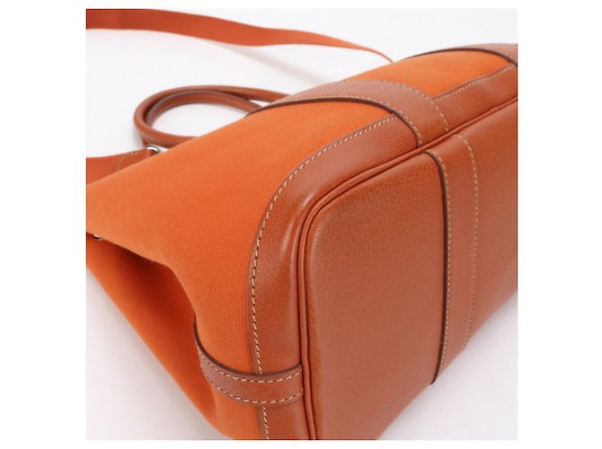 Hermès Borsa a spalla in pelle TPM 30 per uomini Hermes Garden Arancione - vista 7