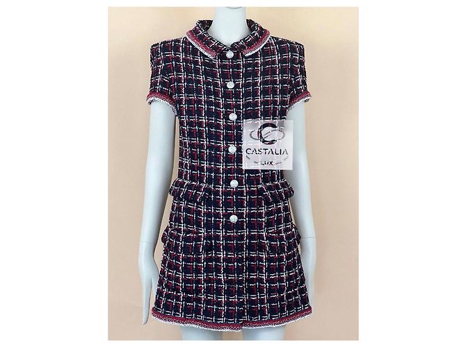 Chanel Vestido de tweed estilo Jennie Kim Multicolor - vista 10