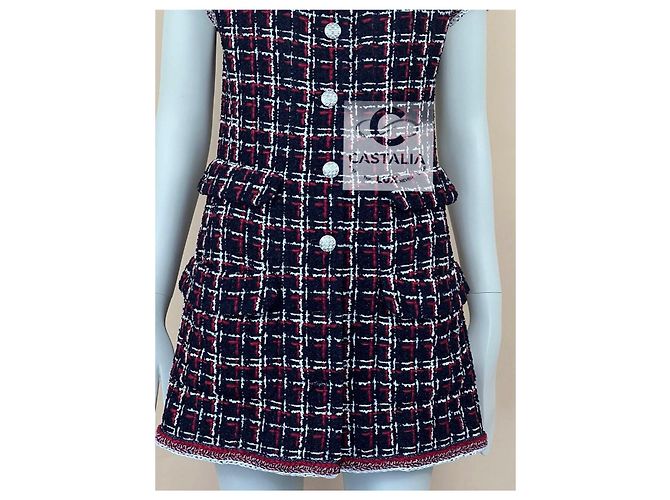Chanel Vestido de tweed estilo Jennie Kim Multicolor - vista 15