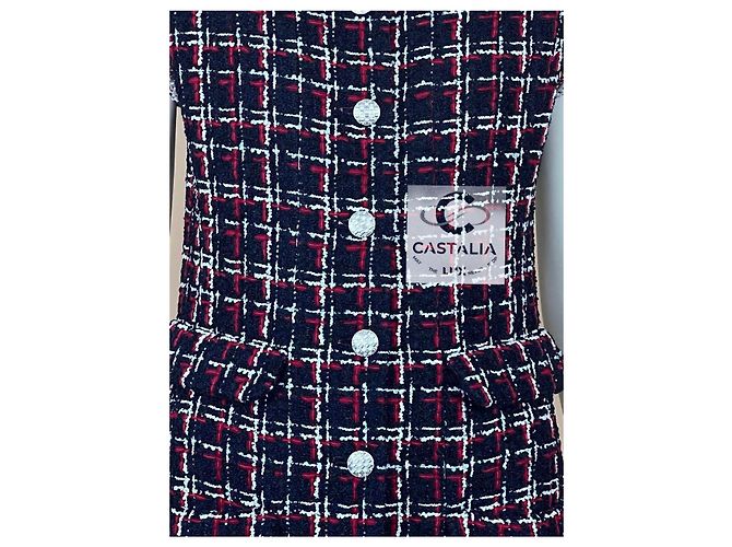 Chanel Vestido de tweed estilo Jennie Kim Multicolor - vista 17