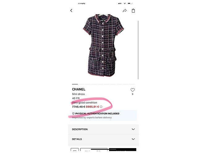 Chanel Vestido de tweed estilo Jennie Kim Multicolor - vista 8