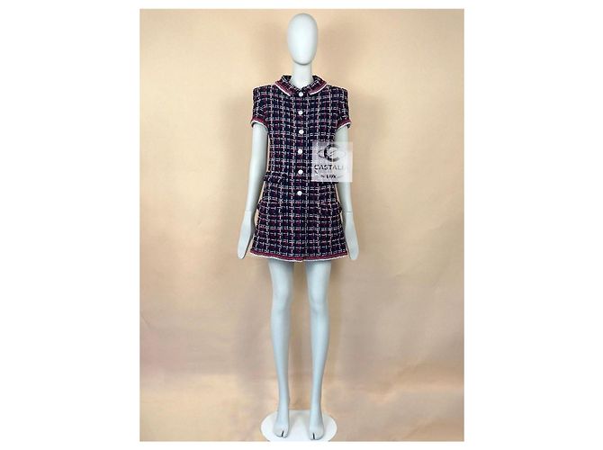 Chanel Vestido de tweed estilo Jennie Kim Multicolor - vista 9
