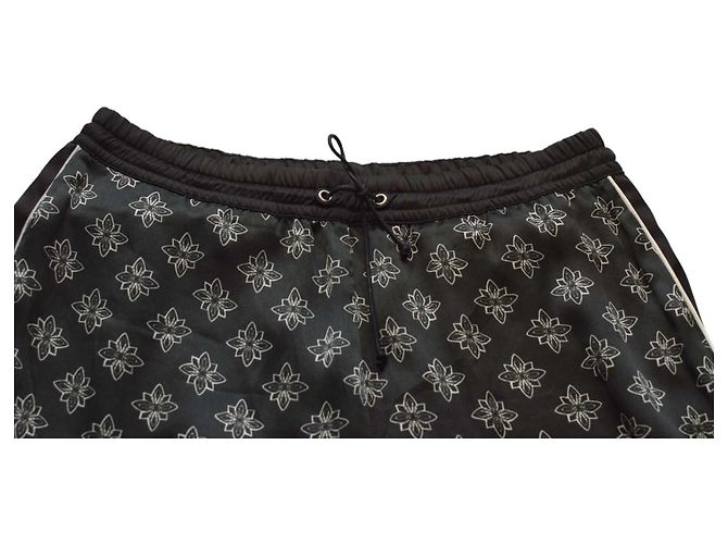Set John Richmond in seta nera top senza maniche e pantaloni S Nero - vista 12