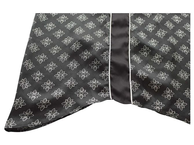 Set John Richmond in seta nera top senza maniche e pantaloni S Nero - vista 8