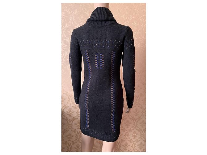 Diesel Wollkleid Mehrfarben - Ansicht 6