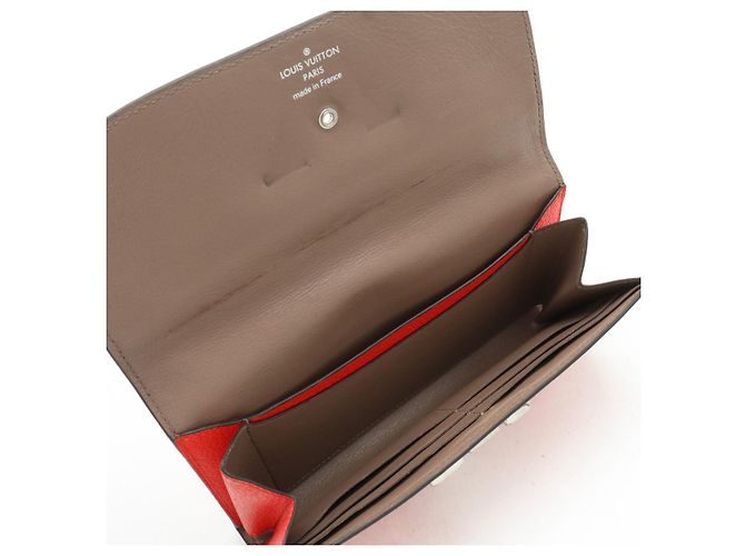 Portafoglio bifold Vivienne Louis Vuitton in pelle rossa Rosso - vista 4