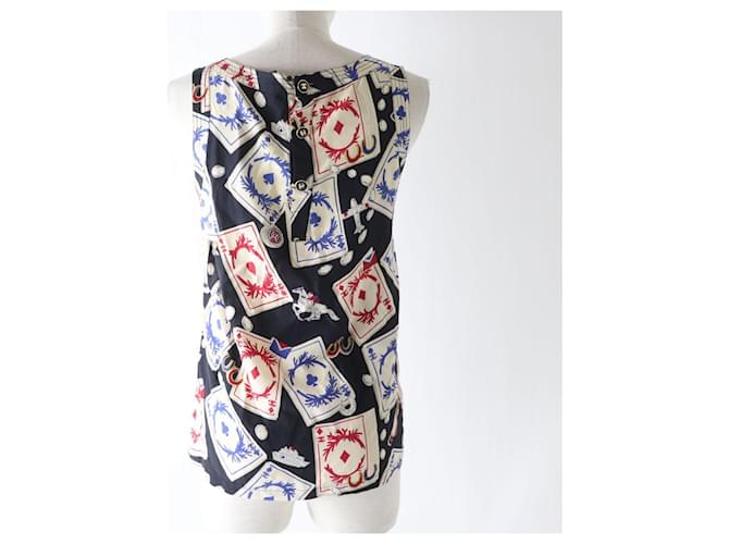 Ärmelloses Top Chanel COCO Mark Button Schwarz - Ansicht 3