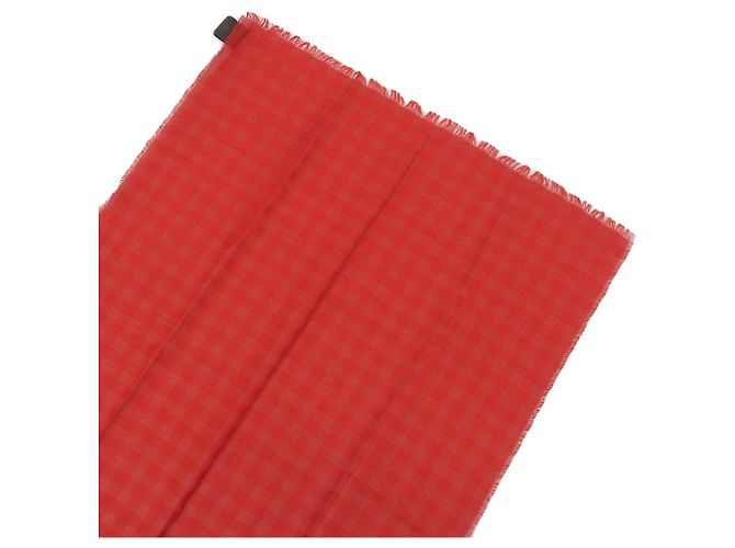 Sciarpa Masai Check di Louis Vuitton Rosso - vista 4