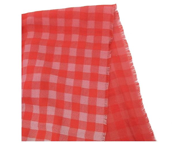 Sciarpa Masai Check di Louis Vuitton Rosso - vista 5