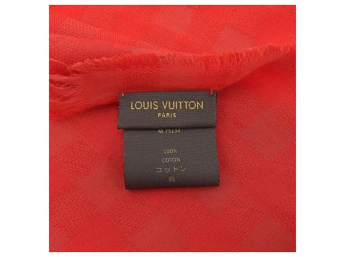 Sciarpa Masai Check di Louis Vuitton Rosso - vista 6