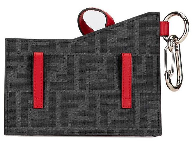 Fendi Zucca Charm Schlüsselanhänger aus PVC-Leder - Ansicht 3