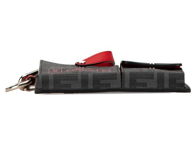 Fendi Zucca Charm Schlüsselanhänger aus PVC-Leder - Ansicht 4
