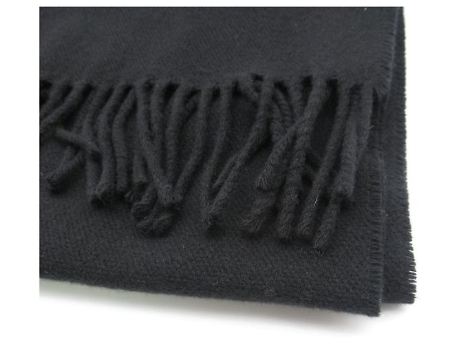 Sciarpa in lana Chanel nera unisex Nero - vista 2