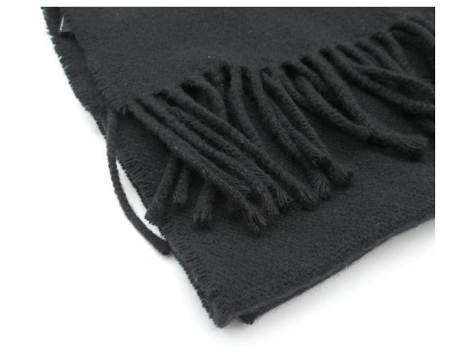 Sciarpa in lana Chanel nera unisex Nero - vista 3