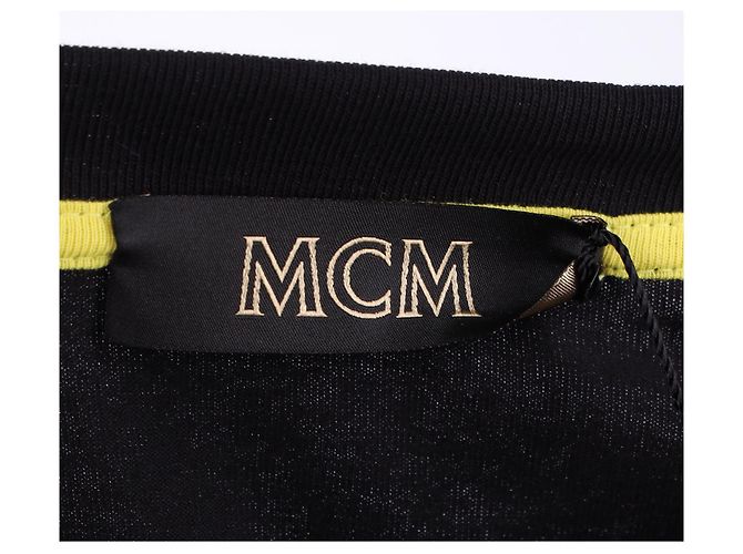 Camiseta con logo MCM Negro - vista 4