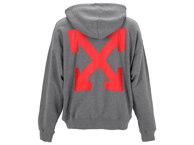 Off White Off-White Hoodie grau mit Druck - Ansicht 3