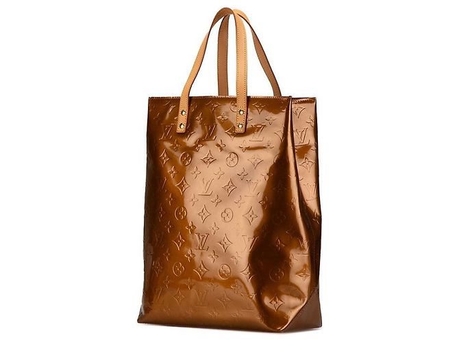 Louis Vuitton Vernis Reade MM Tote Bag Metallic Bronze - view 2