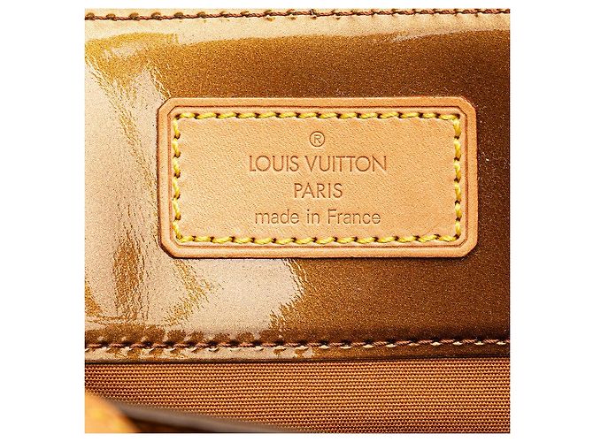 Louis Vuitton Vernis Reade MM Tote Bag Metallic Bronze - view 6