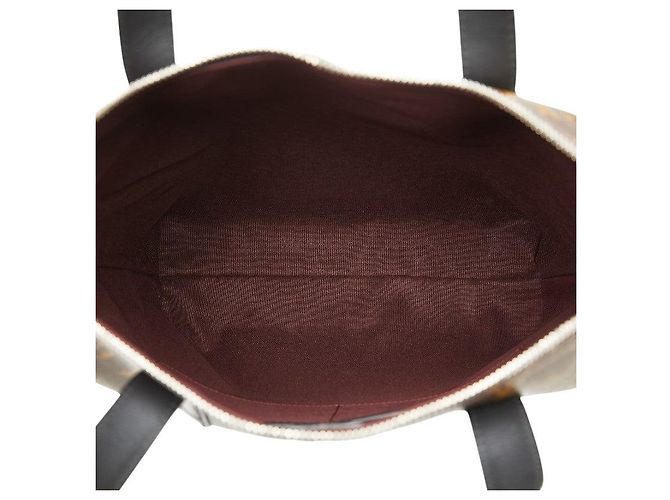 Sac tote Kitan Monogram Macassar Louis Vuitton Marron - vue 4