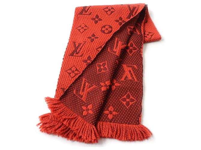 Sciarpa Monogram Logomania Louis Vuitton Arancione - vista 3