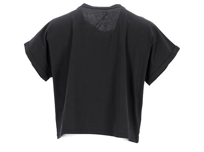 Crop Top Balmain en Negro - vista 3
