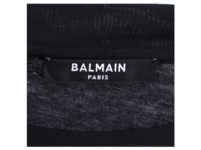 Crop Top Balmain en Negro - vista 4