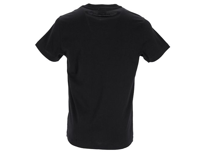 Camiseta bordada com logo Burberry Preto - vista 3