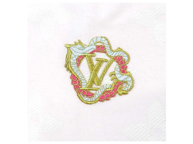 Sciarpa in lana Monogram Louis Vuitton M79522 Rosa - vista 3