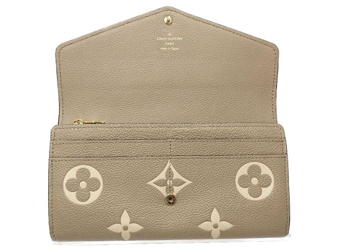 Portafoglio lungo Sarah NM Louis Vuitton M81049 Marrone - vista 6