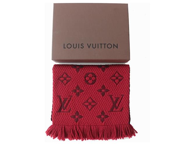 Sciarpa Logomania Monogram Louis Vuitton Rosso - vista 2