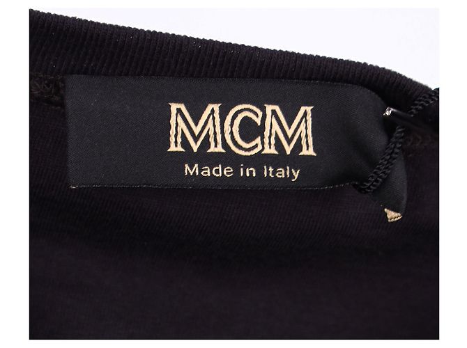 Camiseta MCM en negro/rojo - vista 4