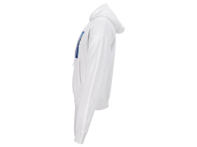 Off White Off-White Hoodie mit Mona Lisa-Druck Weiß - Ansicht 2