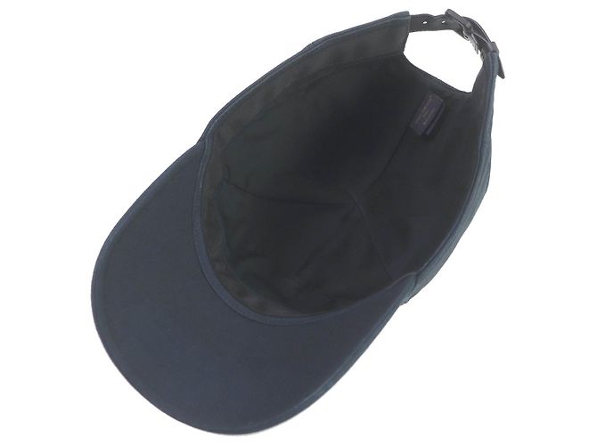 Cappello Aerogram in cotone Newsboy Louis Vuitton M77125 Blu - vista 5