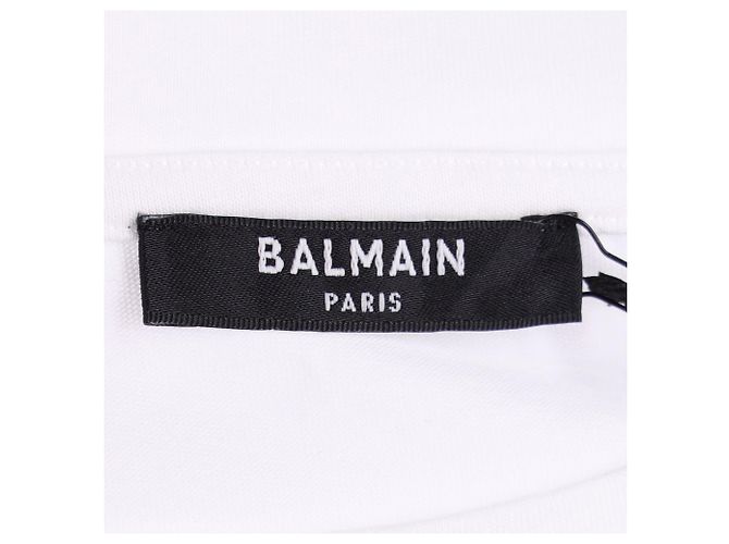 Top corto Balmain en blanco - vista 4