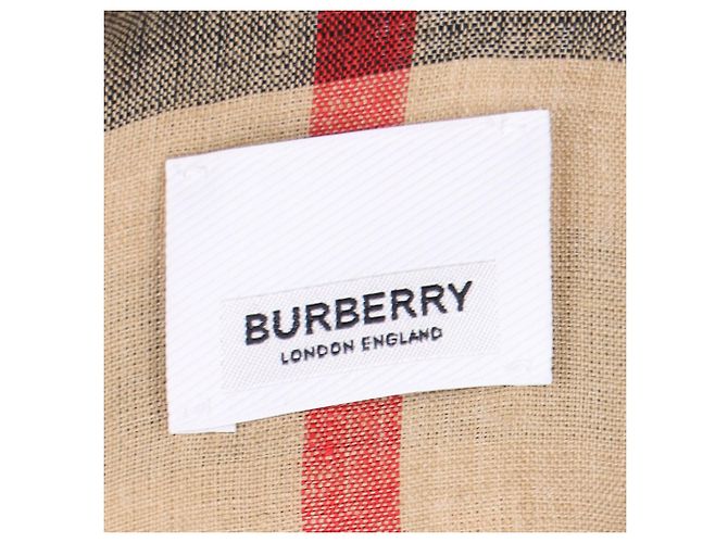 Camicia a quadri Burberry Marrone Beige - vista 4