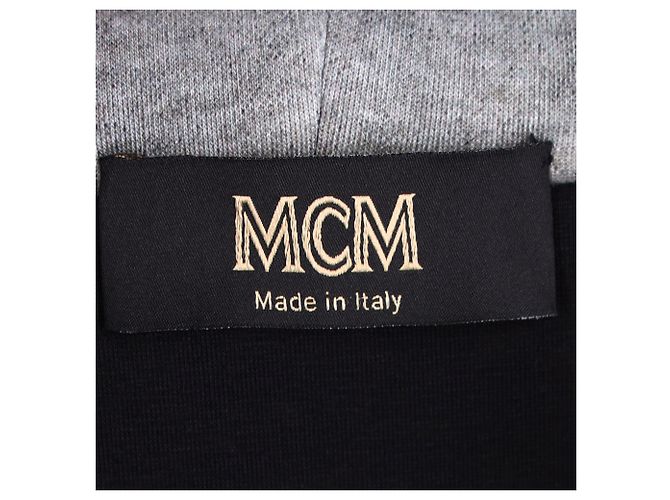 MCM Zip-Hoodie mit Allover-Druck Grau - Ansicht 4
