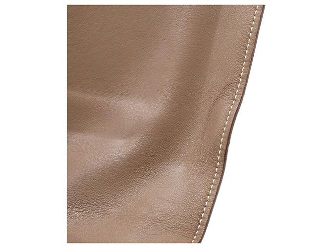 Hermès Portafoglio bifold in pelle Hermes Dogon Duo GM Grigio - vista 5