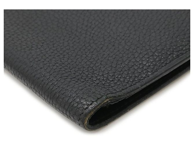 Portafoglio in pelle Hermès Dogon Duo GM nero - vista 3