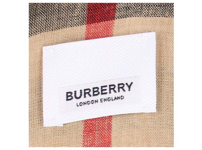 Camisa de cuadros Burberry Castaño Beige - vista 4
