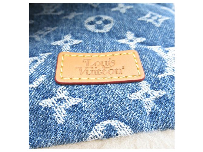 Sciarpa in denim Louis Vuitton Collaborazione NIGO MP2703 Marrone - vista 2