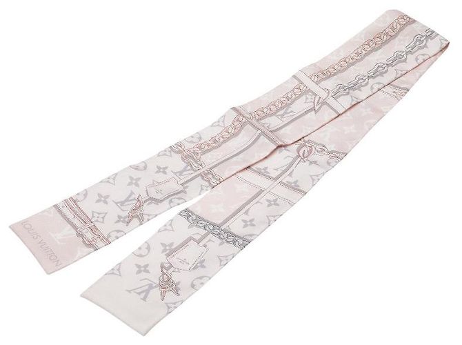 Bufanda de seda Louis Vuitton M70637 Rosa - vista 2