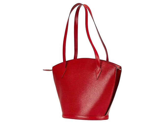 Saint Jacques Louis Vuitton Epi-Leder Schultertasche Rot - Ansicht 2